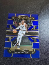 2023-24 Panini Select - Concourse Victor Wembanyama #87 Blue base (RC)-No.3
