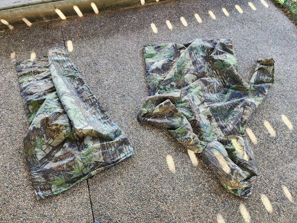Cabela's Mens Camo Hunting Set Size XL Thin Lightweight Packable. - Image 2 of 4