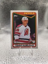 Tommy Albelin - 1990-91 Topps #323 - New Jersey Devils Hockey Card
