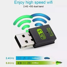 2 IN 1 Mini USB WiFi Bluetooth Adapter 600Mbps Dual Band 5G/2.4G Wifi Adapter AC