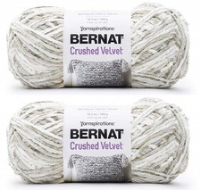 Bernat Crushed Velvet Pack of 3 Balls 300g Each Ball Deep Grey