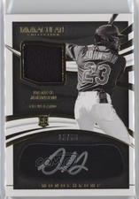 2021 Panini Immaculate Monochrome Relics Jersey 13/50 Daniel Johnson Auto x2o