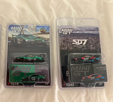 MINI GT Nissan LB-ER34 Super Silhouette SKYLINE – Set of 2 Exclusive Brazil