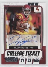 2021 Panini Contenders Draft Picks College Ticket Tyler Vaughns #169 Auto 0nr3