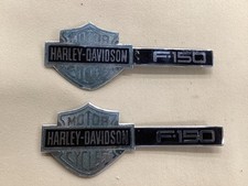 2004 -2008 Ford F150 Harley Davidson Emblem Set Of Two Fender Tailgate Oem 2004 -2008 Ford F150 Harley Davidson Emblem Set Of Two Fender Tailgate Oem