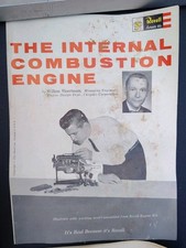 Revell 1961 Chrysler Slant Six Motorized Engine 14 Model Kit H-1553 Incomplete