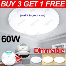 60W LED Ceiling Light Panel Down Lights Bathroom Kitchen Living Room Wall Lamp