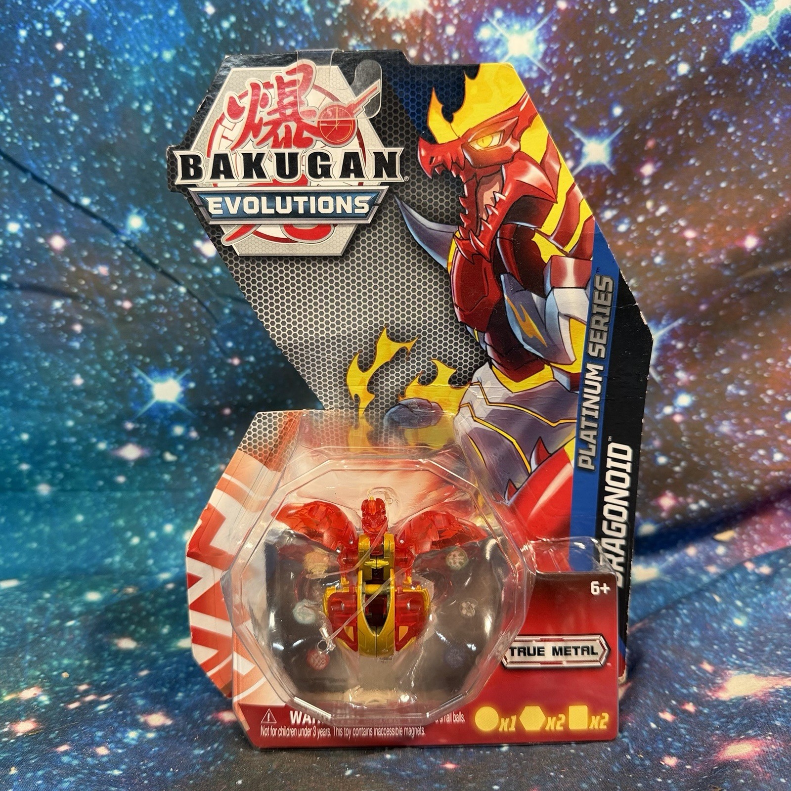 Bakugan Evolutions Platinum Series True Metal Dragonoid New