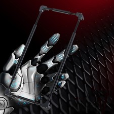 Funda protectora de marco de aluminio para ZTE Blade A51 borde de metal estuche de parachoques