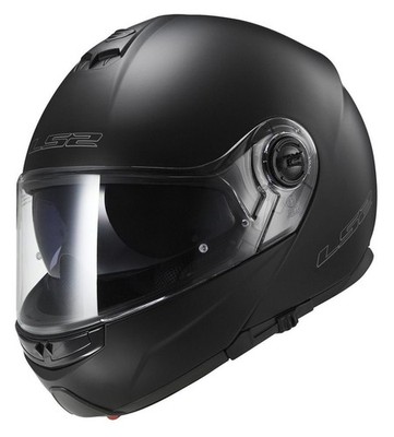 LS2 Strobe Modular Helmet  Matte Black XS
