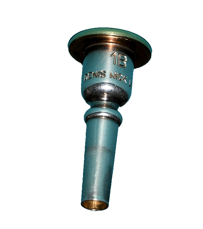 Denis Wick 1B (gold Rim) Silver Body Heritage Cornet Mouthpiece