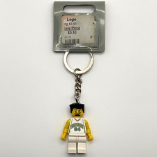 Vintage 2004 LEGO NBA New Orleans Minifigure Keychain NWT