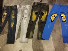 4 pair Boys Jeans Lot Size 10 Slim Brand New