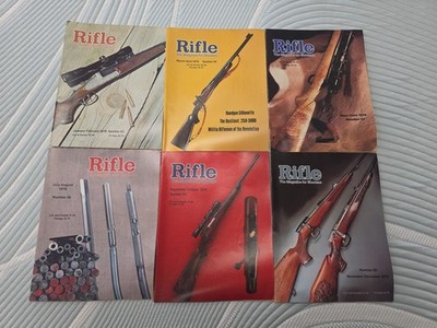 Rifle The Magazine for Shooters 1978 Full Year 6 Issues Vintage Firearms Guns