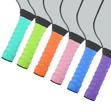 6Pcs Pickleball Paddle Grip Tape, Pickleball Anti-Slip Perforated Super Absor...