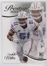 2023 Panini Prestige Rookies Ventrell Miller #386 0g7