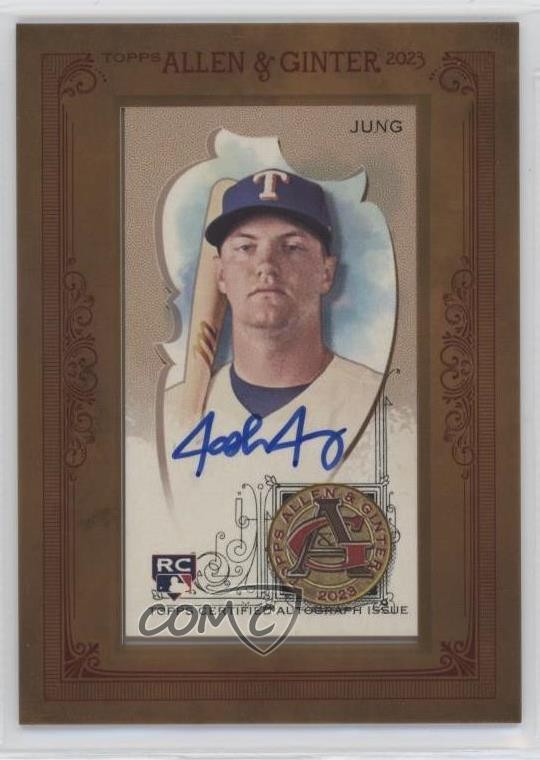 2023 Topps Allen & Ginter Framed Mini Auto Josh Jung #MA-JJ Auto 0kr0