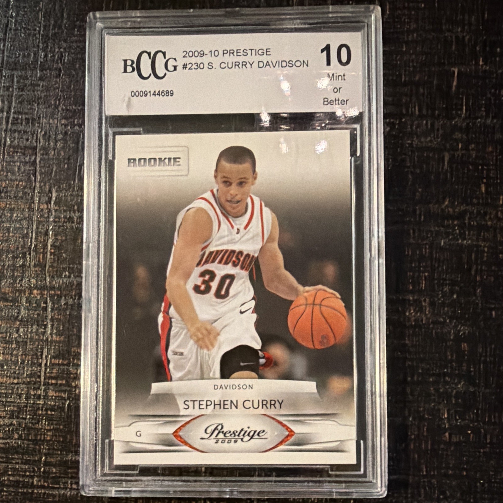 Panini 2009-10 Prestige Stephen Curry RC Davidson Wildcats Base Set #230