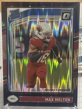 2024 Donruss Optic - Purple Shock Max Melton Arizona Cardinals #277 Rookie RC