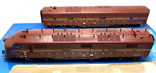 HO BROADWAY LIMITED 5241 EMD E7 AB PENNSYLVANIA PRR # 5840A, 5840B SONIDO DCC | Condition: Used
