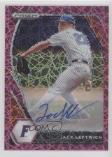 2021 Panini Prizm Draft Picks Pink Velocity Jack Leftwich #PDP197 Auto 0it8