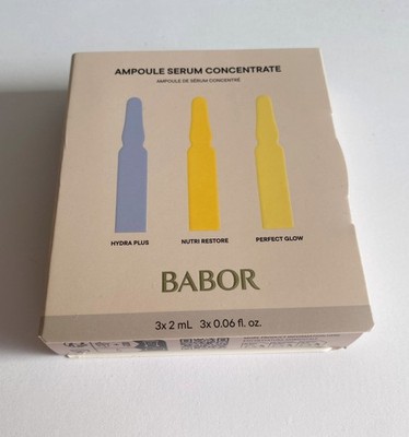 BABOR Serum Concentrates Set 3 x 2 ml Ampullen Hydra Plus Perfect Glow Nutri