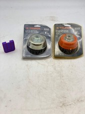Truper CT-610 4" Twist Knot Wire Cup Brush *Lot of (2)* (New)