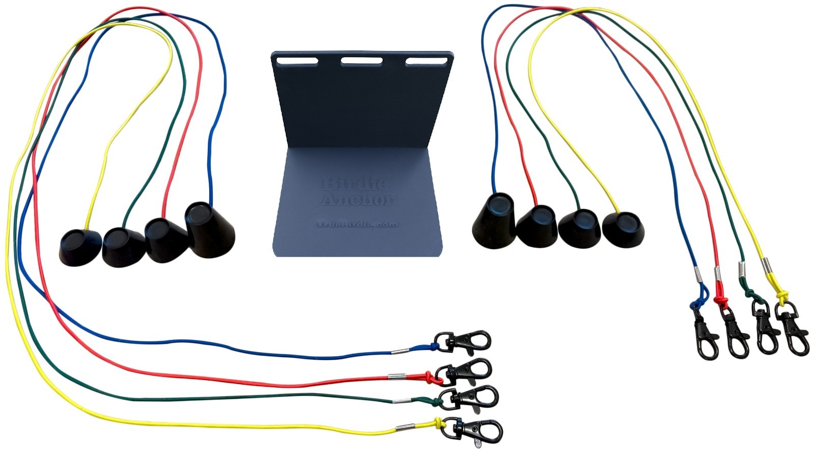 Simulator Tee Anchor With Two Sets Of Silicone Golf Tees