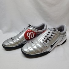 Nike Total 90 3 SP Soccer Shoes Men Sz 11.5 HJ9351-002 Metallic Silver / Black