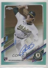 2021 Topps Chrome Rookie Aqua Refractor 67/199 Jordan Weems #RA-JW Auto 0a17