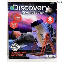   Discovery MINDBLOWN Planetarium Projector -2-in-1 Reversible Kids Space Toy   
