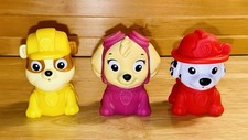 Nickelodeon Paw Patrol Squeezable Bath Squirter Toys Rubble Skye Marshall