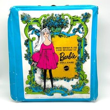 Vintage The World of Barbie Doll Case 1968 Mattel 60s