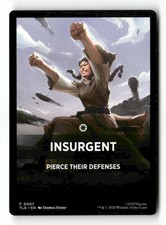 Insurgent Theme Card 7 Token MTG TLA NM