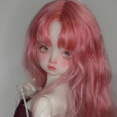 1/4 BJD Doll Pretty Girl SD Resin Joint Bare Doll Eyes Face Makeup Handmade Gift