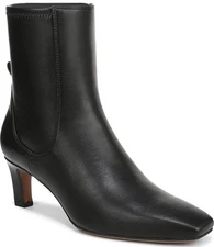 Franco Sarto Women's Tarrin Ankle Boot Black Leather 10W