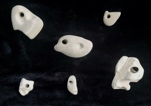Hag Stone, Fairy Stone, Hex Stone, Naturally Formed, Beach Rock with Hole, Lot 