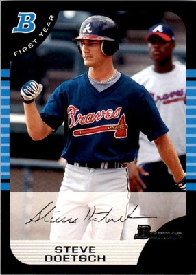 2004 BOWMAN* STEVE DOETSCH ATLANTA BRAVES #199