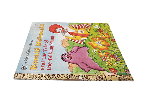 Ronald McDonald and the TALE of the TALKING PLANT Little Golden Book 1984 S/C - Picture 2 of 5