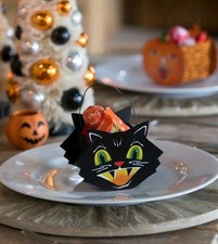 Image of Bethany Lowe Halloween Mr Cool Mini Cat Bucket