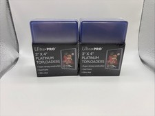 Ultra Pro 3X4 PLATINUM Toploaders 35pt 2 Packs of 25 50 Total