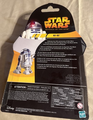 HASBRO STAR WARS ROTS REVENGE OF THE SITH BLACK SERIES R2-D2 Figure IN HAND!! - Picture 2 of 5