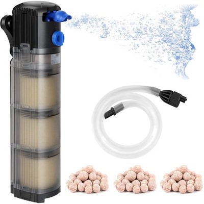 Forever Speed Aquarium Innenfilter 3-in-1 Einstellbarer Durchfluss Aquarium F...