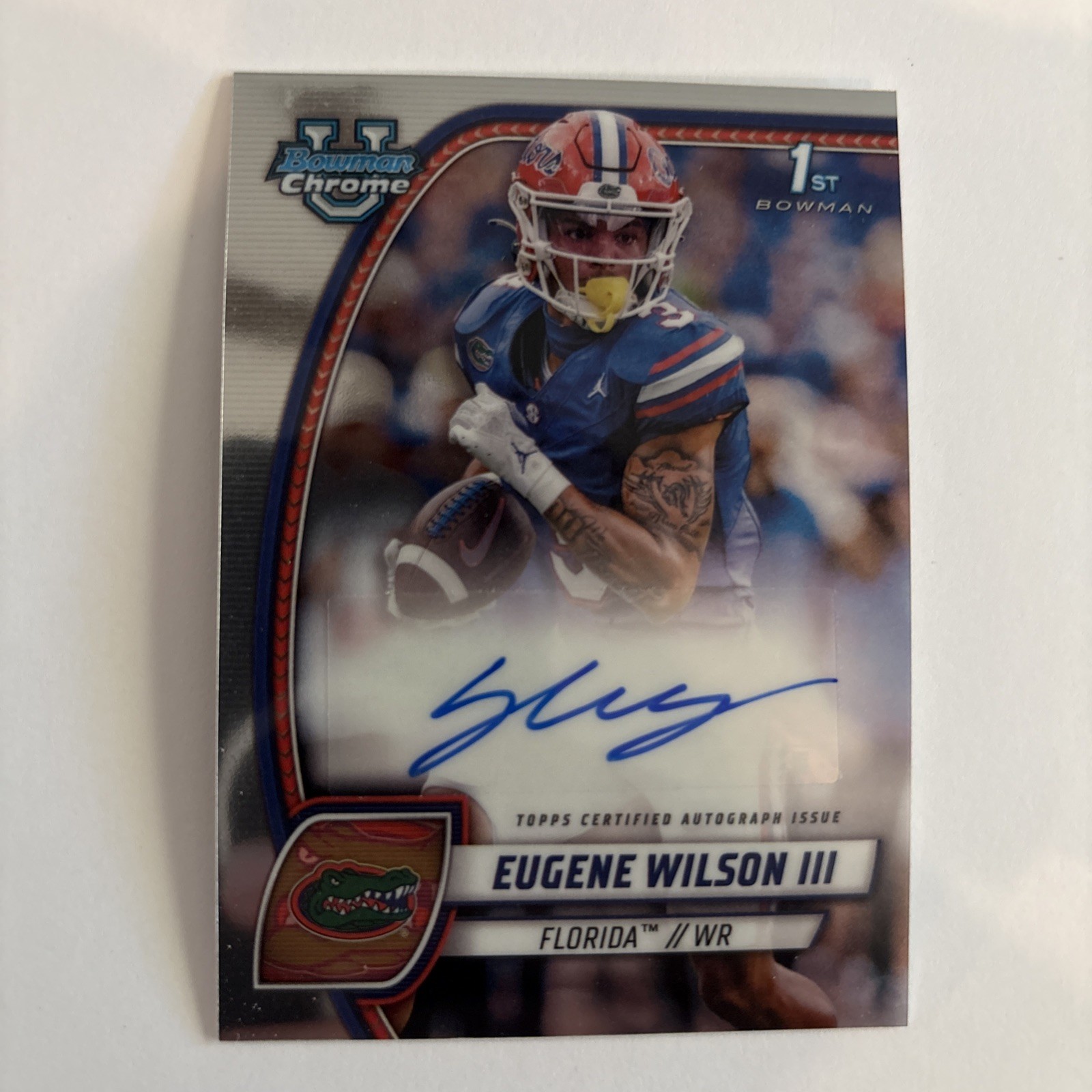 2024 Bowman Chrome U Eugene Wilson III Prospect Auto #PA-EWI Gators