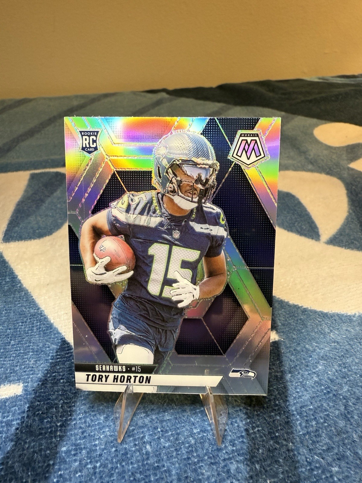 2025 Panini Mosaic - Rookies Tory Horton #396 Silver Prizm (RC)
