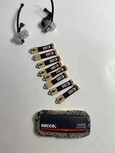 Cold As Ice replacement zipper pulls toggles RECCO patch from ladies jacket