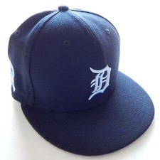 2021 Detroit Tigers Father's Day Blue Ribbon MLB New Era 5950 Fitted Hat 6 5/8