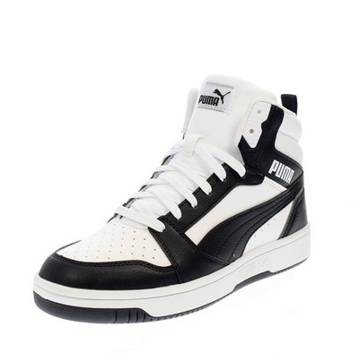 Puma Rebound V6 Mid Jr - High Sneaker Weiß - Größe 37,5 [4,5 US 23,5cm]