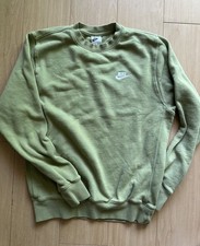Nike Sportswear Women s Green Fleece Crewneck Sweater Size XS