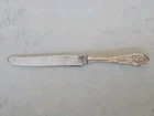 Wallace Rose Point Sterling Silver Handle Dinner Knife 9" No Monogram